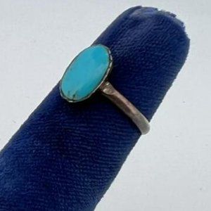 Navajo Sterling Silver Turquoise Ring